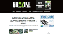 Desktop Screenshot of grozine.com